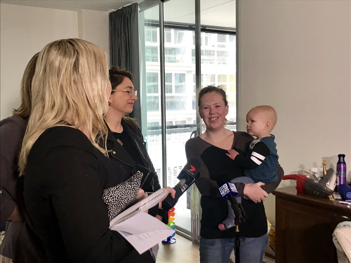 miclensink's tweet photo. Today I met single mum Ingrid and her son Walter, 18 months. 

Ingrid’s one of 10,000 low or fixed income South Australian households who are missing out on the State Government’s annual Cost of Living Concession, which will see them pocket up to $210.70 towards bill relief. https://t.co/ETmqhhu7yP