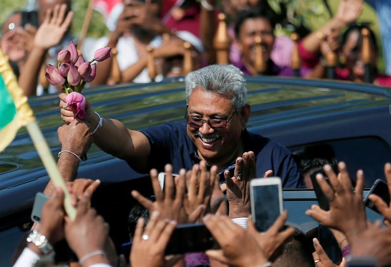 Reuters's tweet photo. Many Sri Lankans want a strongman leader, and that favors Gotabaya Rajapaksa https://t.co/LjJL79XMtr https://t.co/Qbc2vMpWVB