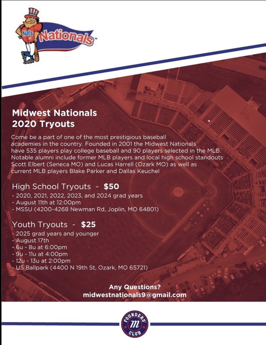tkthompson4's tweet photo. The @midwestnats baseball organization is about more than quality baseball. Yes, it will make your son better at his sport, but it will also build character and give him friendships that will last a lifetime. It’s a brotherhood, and the best investment we made for our boys. https://t.co/9qRXjWq8p8