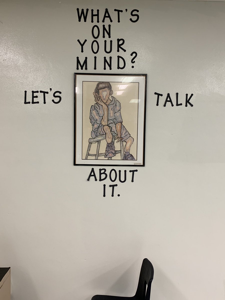 ChosenJT's tweet photo. Sometimes talking is hard, it’s even harder when there’s nobody to talk to. One of the greatest things we can do for our students is allow them space to share and not be judged for it. #speakout #whatsonyourmind @reimagine_bcps https://t.co/Y3RGZ9xcry