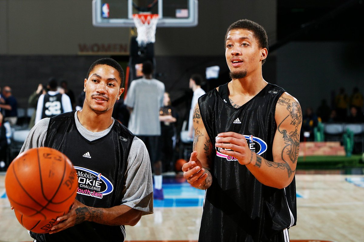 Bleacher Report on Twitter: "Derrick Rose and Michael Beasley are ...