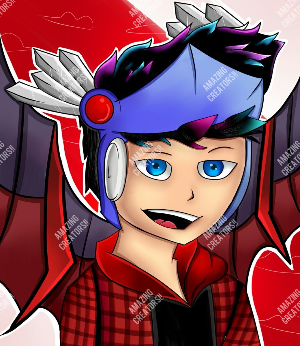 Amazingcreatorz On Twitter This Is One Of The Best Arts We Ve Done So Do You Need This Types Of Pfp S For The Giveaway Prize That S Me Btw With A Valkyrie - roblox red valkyrie helm