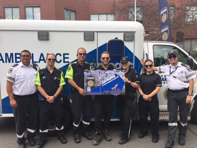 TorontoMedics's tweet photo. Coming together @taste_danforth. Working as one #tasteofthedanforth2019 educating the public while covering the event. Thank you for having us. ^py https://t.co/RXVhUoLNxo