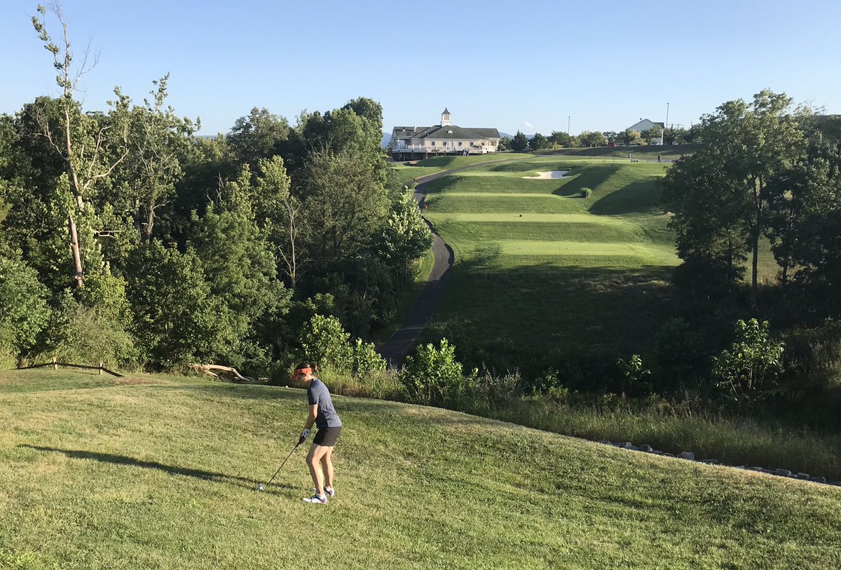 MA_Pond's tweet photo. Cleared the hazards today on #10 @BlueRidgeShadow Beautiful course #blueridgeshadows๐๐ปโโ๏ธโ๏ธ๐ https://t.co/uU96OHUlt2