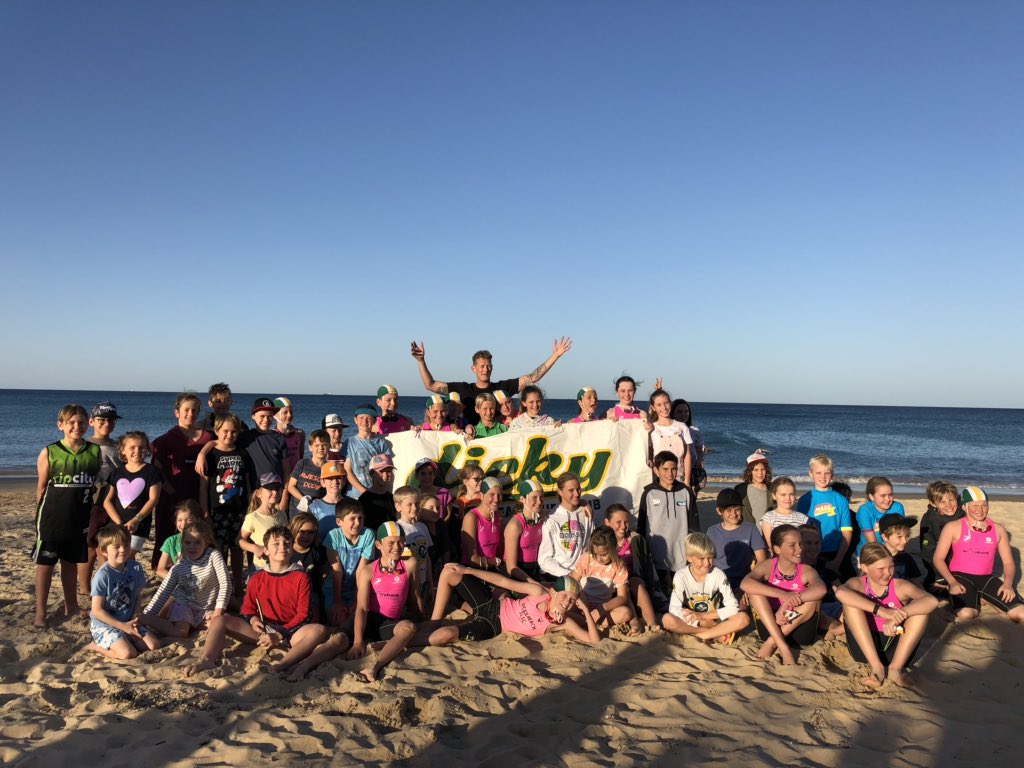 livelearnsurviv's tweet photo. Yesterday’s event at @dickybeachslsc on the Sunshine Coast! @lifeguardmaxi talked to the nippers, did a few mock rescues, races, Q&amp;A &amp; signed books.
Today we head to Canberra🥶 for Book Week! 
@leighmason26 
#maxithelifeguard #surflifesaving #lifeguard #watersafety #bewateraware https://t.co/RoyQU2agys