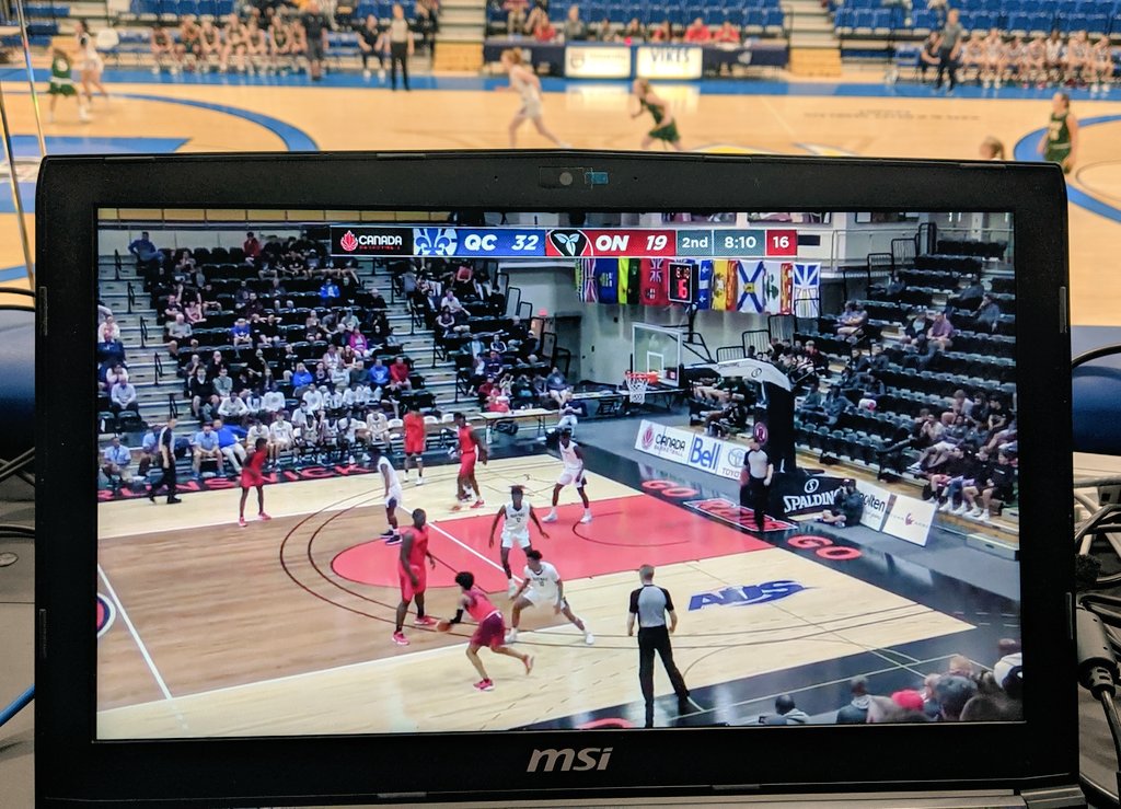 2019 <a href="/CanBball/">Canada Basketball</a> U17 Boys Basketball National Championship game is underway in Fredericton, NB. <a href="/BasketballQc/">Basketball Québec</a> leads <a href="/OBABBall/">Ontario Basketball</a> early in the 2nd Q. Click here to watch live:
📺: sportscanada.tv/archives/post/…
