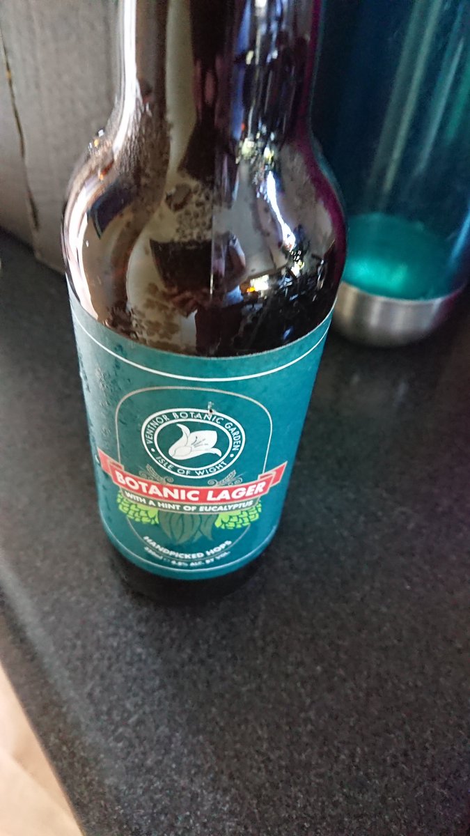 Had my #foodie fix on the Isle of Wight with a cracking lager from @hottestgarden and a selection of goodies from <a href="/TheGarlicFarm/">The Garlic Farm</a>