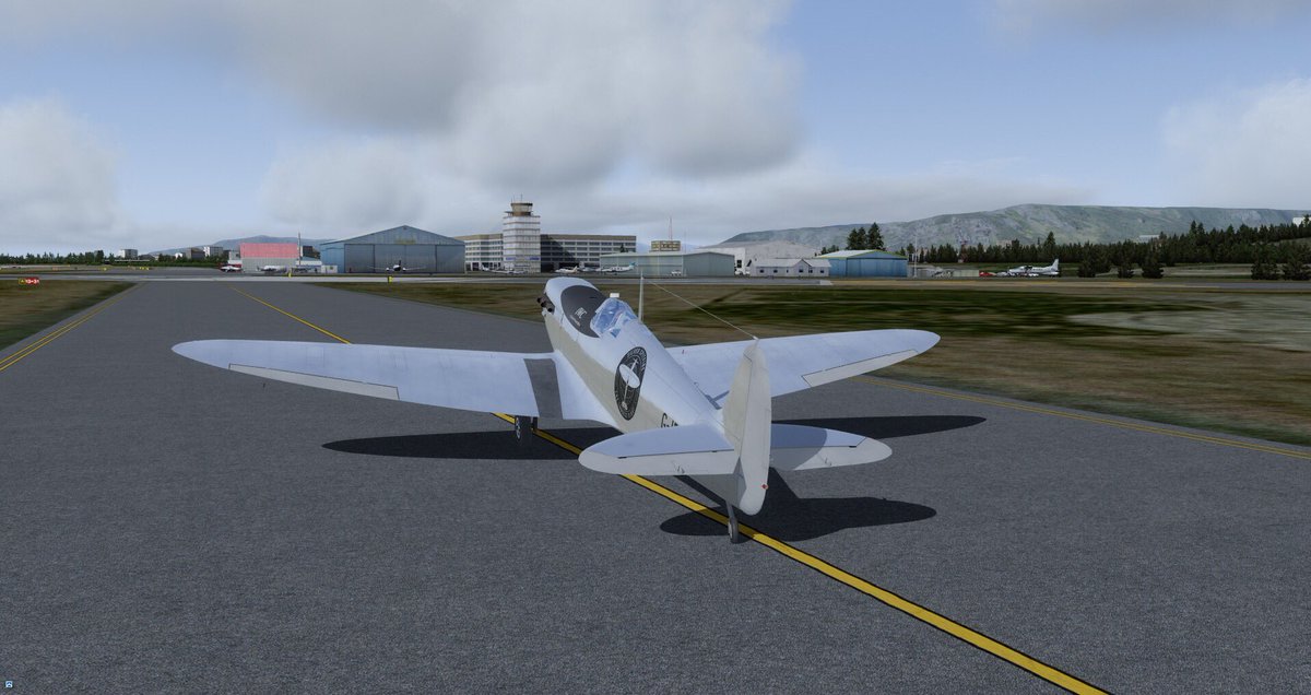 Dreamsofwings1's tweet photo. Safely down in Reykjavik in the sim.
Check out @LongestFlight to see the latest on the real adventurers. #silverspitfire #spitfire #a2asimulations #iwc #merlinengine #longestflight #warbirds #orbxsystems #simpilot #avgeek #aviationart #aircraft #raf https://t.co/aeAs6kqKkk
