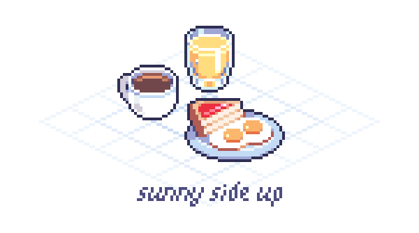 「? #sunny side up, please〜!

#pixelart #ド」|comms open!のイラスト
