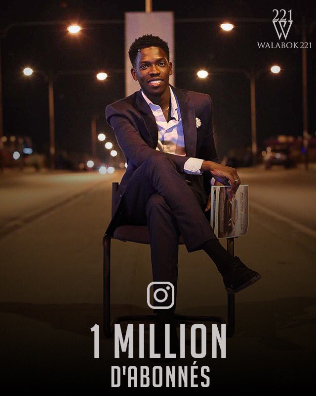 walabok221's tweet photo. Félicitations @DuduFdv qui a dépassé la barre des 1 millions d’abonnés sur Instagram ! 🎉🇸🇳 👏🏿

#Walabok221 #Kebetu https://t.co/KxOKX9vVZh