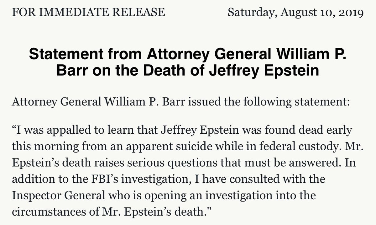 Tigergrad85's tweet photo. Looks like Clintons have taken the law into their own hands again. #EpsteinSuicided #ClintonBodyCountRises #Clintoncide https://t.co/LsPyQKvGAM