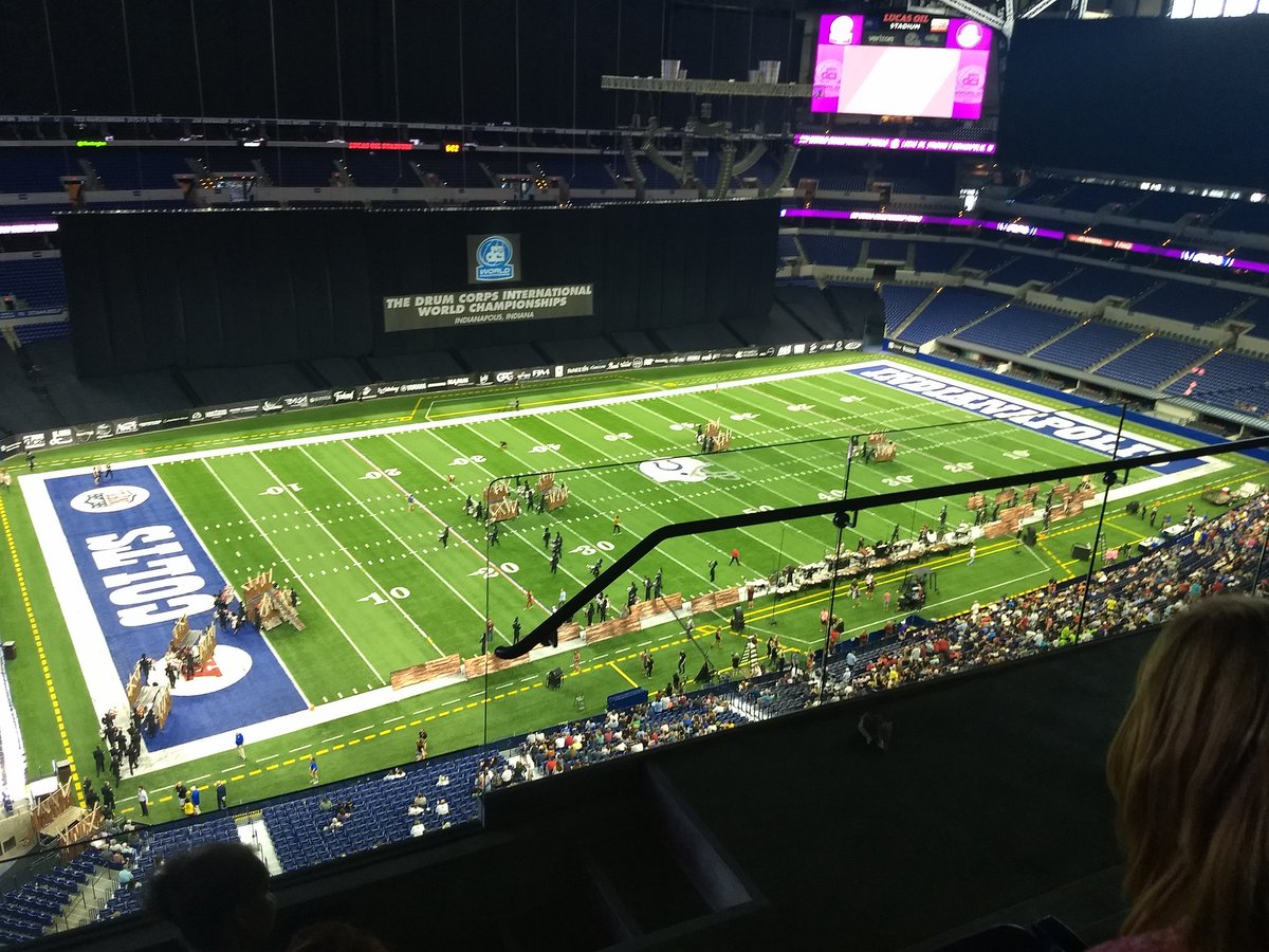 hawkmicrodoc's tweet photo. DCI World Championship finals, I'll be back here in three months watching the Marching Firebirds battling it out Ina BOA Super Regional. #gobluecoats https://t.co/dLNaNtCUOm