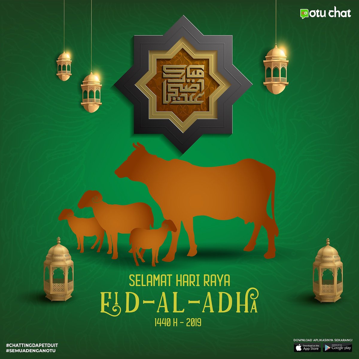 eklanku's tweet photo. Idul Adha merupakan saat untuk merayakan semangatmu dalam berkurban, harapanmu pada ampunan, dan keteguhanmu dalam beriman.

Selamat Hari Raya Idul Adha bagi seluruh umat yang merayakan. Mohon Maaf Lahir dan Batin.

#Eklanku
#OTUChat
#IdulAdha1440H https://t.co/CUEymIOWkg