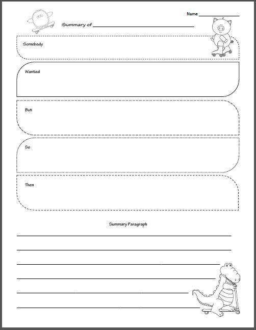 Summary Graphic Organizer squareheadteachers.com/2019/08/10/sum…