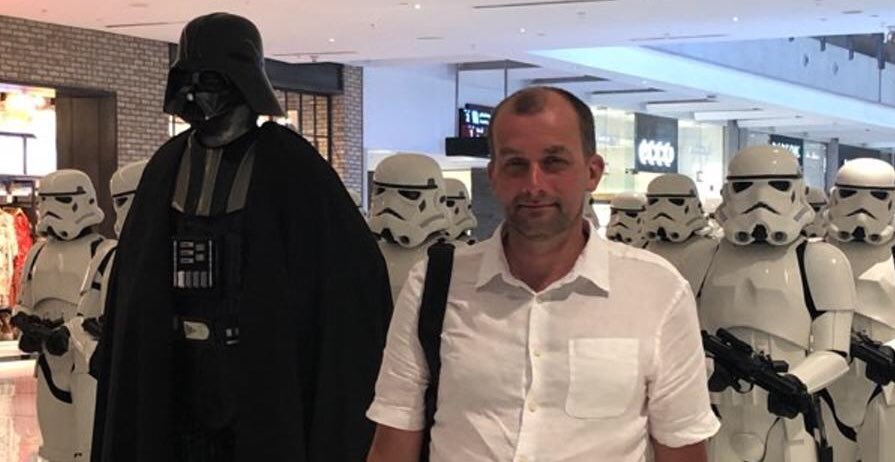 steve_laing1's tweet photo. My journey to the dark side is now complete @starwars Life under  the tyranny of the Galactic Empire, serving a Dark Lord of the Sith, actually seems far more attractive/sensible than state of current UK politics and prospect of no-deal Brexit.... https://t.co/f7ZnInuy3N