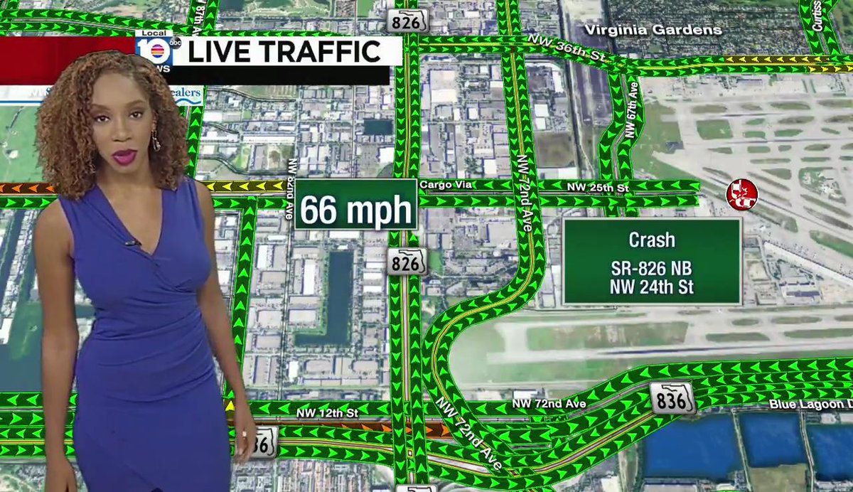 DeessesDeLaTele's tweet photo. Samantha Bryant @sbryantWPLG on @WPLGLocal10 (08/09/2019) #traffic #florida #trafficjamsam #detourgoddess #turnpikequeen
Video https://t.co/auBIzgSD73 https://t.co/l9W0B6f4TR