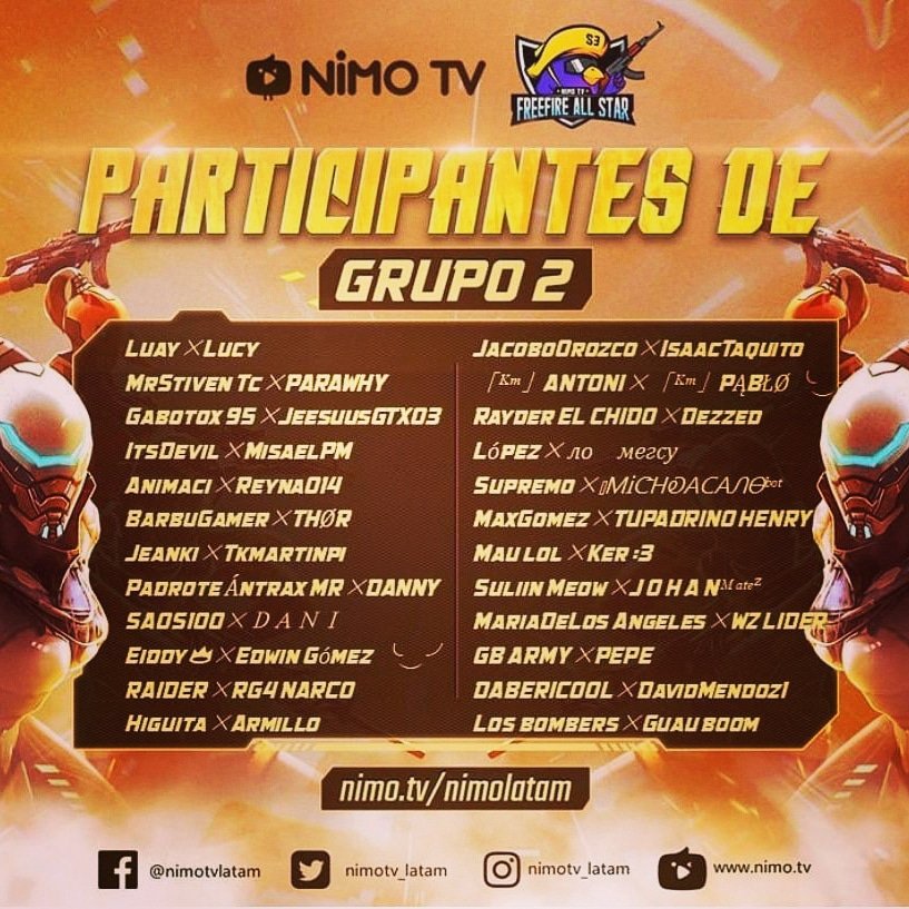 LEVIATANCLUB's tweet photo. ¡TENEMOS PARTIDO!
Hoy a partir de las 21:00 #jeanki y #martinpi estarán participando del torneo de dúos que organiza
⭐ @NimoTV_Mexico #allstar ⭐
📺 https://t.co/71up6sFp1R
¿Te lo vas a perder? Ven y apoya al #NaguaraTeam 🤪🤪 https://t.co/5DBtVbHatj
