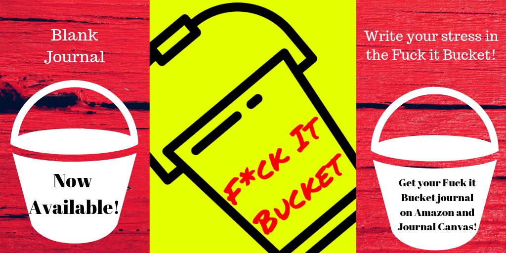 JournalCanvas's tweet photo. Now Available on Journal Canvas and Amazon! Write your stress in the pages of Fuck It Bucket! #fuckitbucket #stressrelief #journaling #journals https://t.co/zgfKBQR9A3