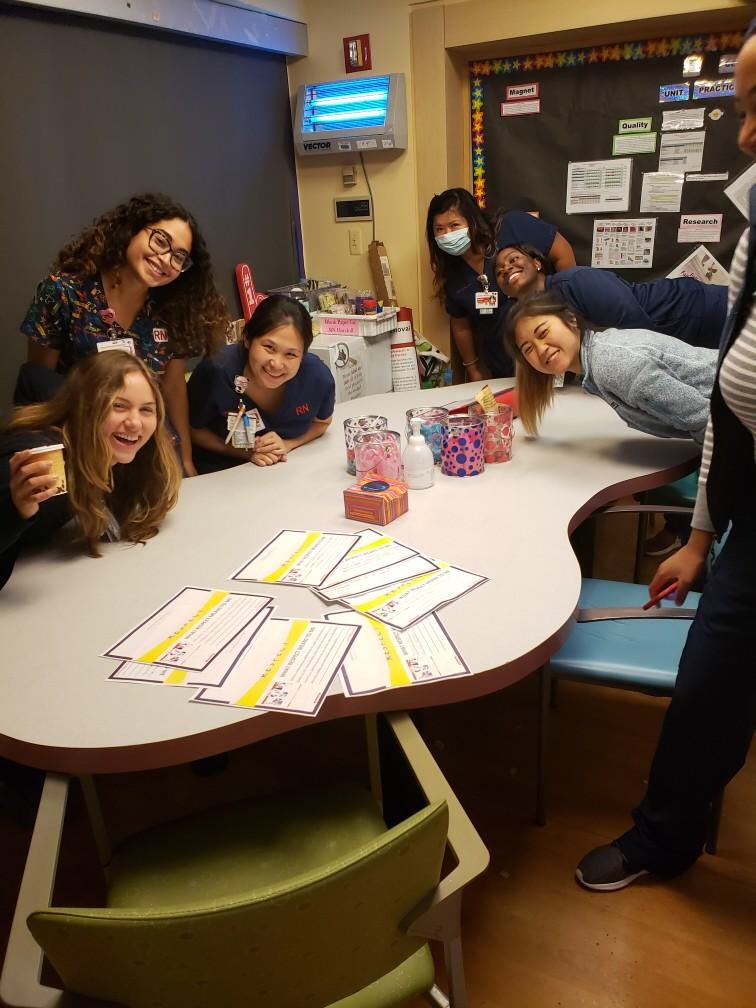 MSavoti's tweet image. 9C night shift crew....celebrating respect week with some candy 🍬 and making pledges to elevate 9C culture! Couldn’t be more proud of this amazing group of RNs! #proudtobe9C