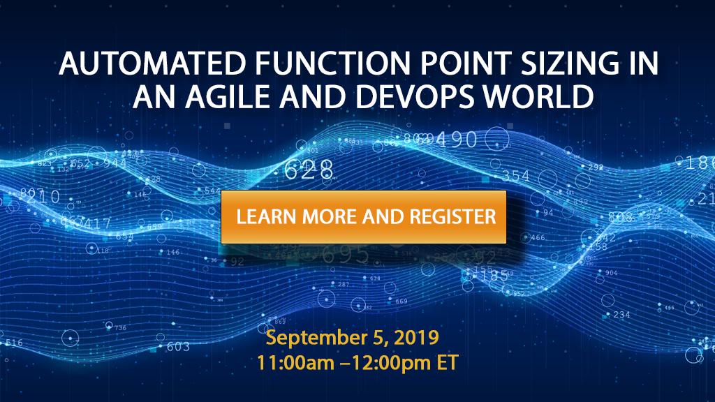 it_cisq's tweet photo. Register for the September 5th webinar with @DaveCISQ. We'll share strategies for empowering teams to use relative-sizing measures, such as Story Points, in sprint planning, with AFP running automatically in the background for mature measurement practices https://t.co/5RNdGeTdcc https://t.co/K0Yd3pw3Yp