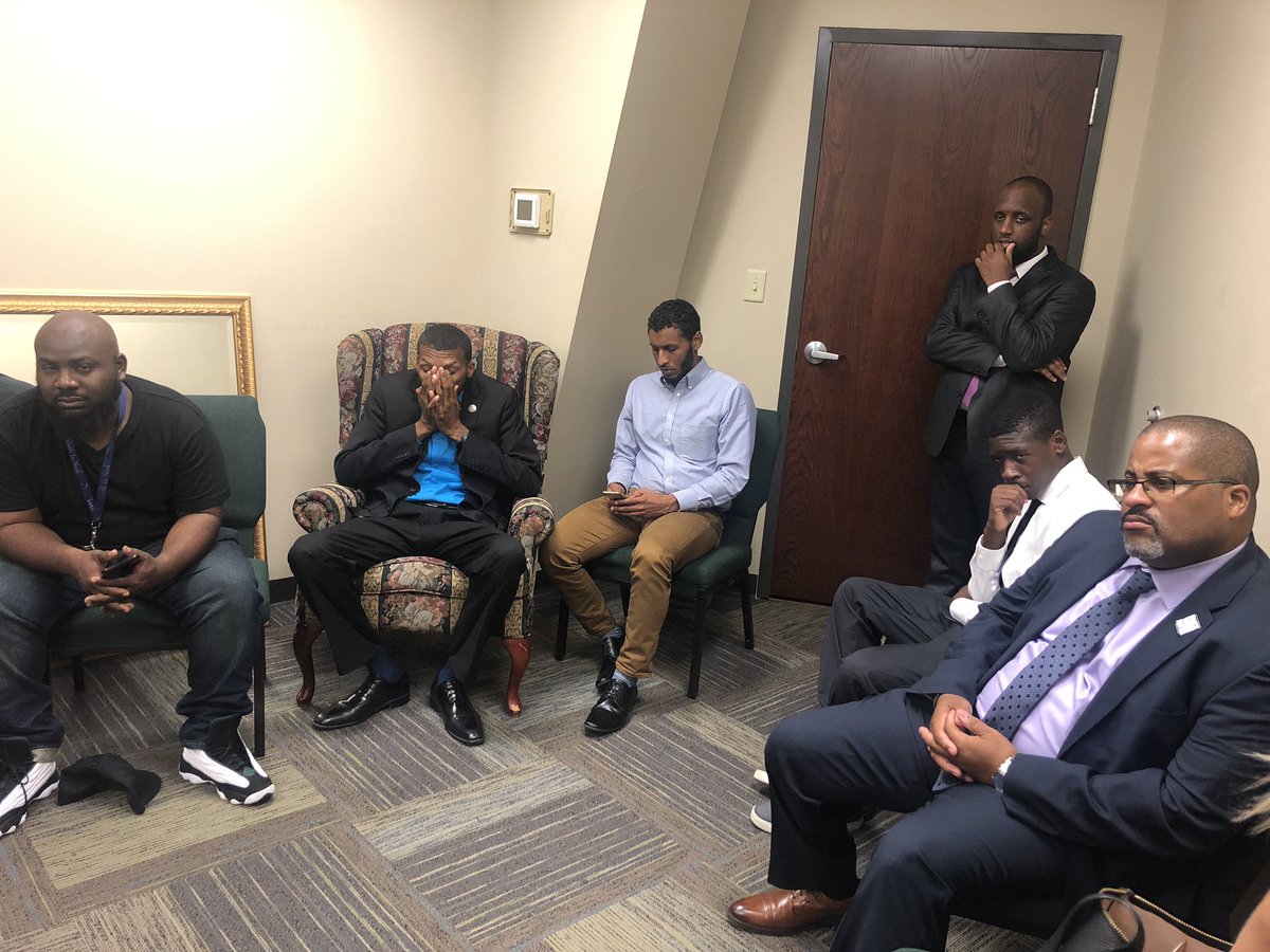 Candi's tweet photo. Connecting with community organizers. Thanks for sharing your experiences and for all you do. #TwitterTogether with Ferguson, STL, @stlblackchamber @BADNETWORK https://t.co/0lmZ3wd5rY