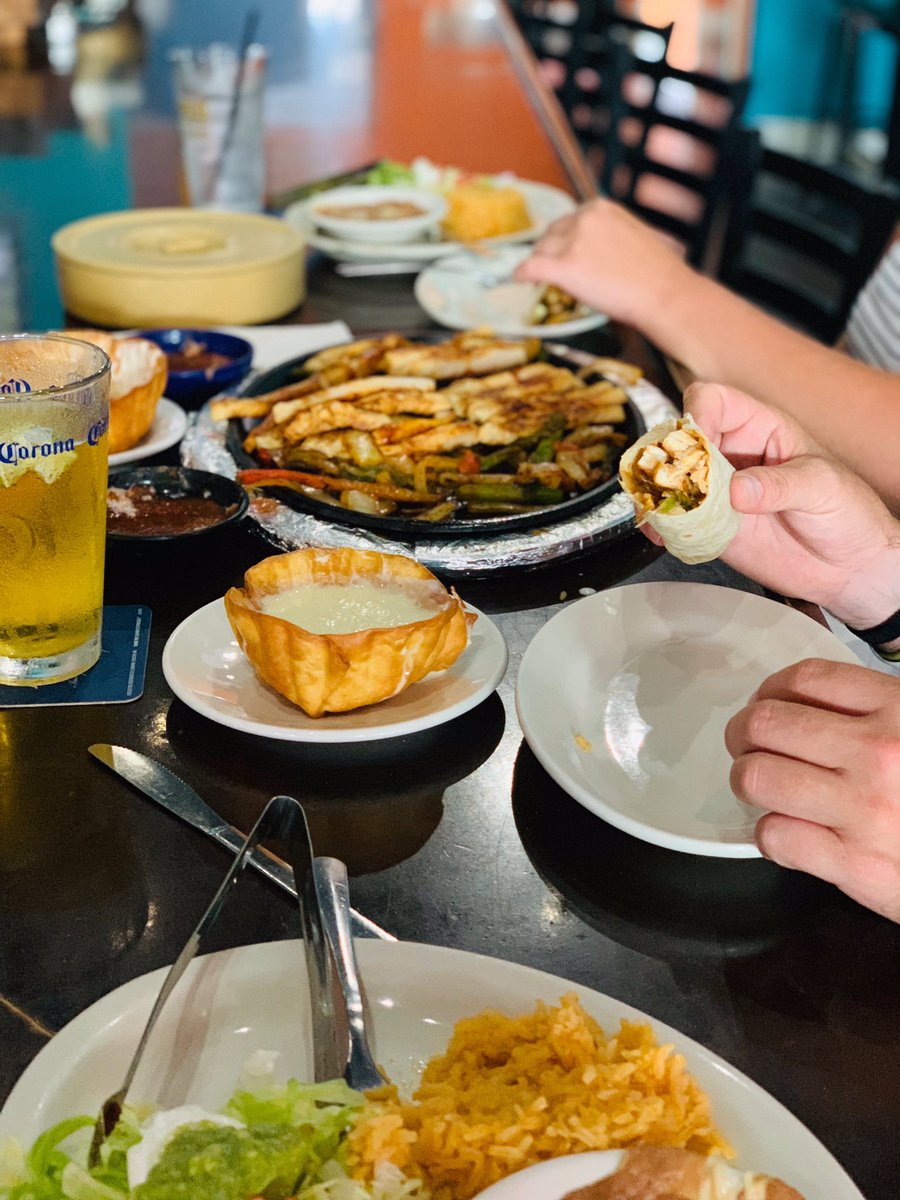 MyCompadresMex's tweet photo. The announcement that everyone’s been waiting for... National Fajita day is only 8 days away! 
Any size dinner portion order of fajitas will receive one FREE cheese dip for the table.
(Only one cheese dip per table ) https://t.co/QowYvzdUhl