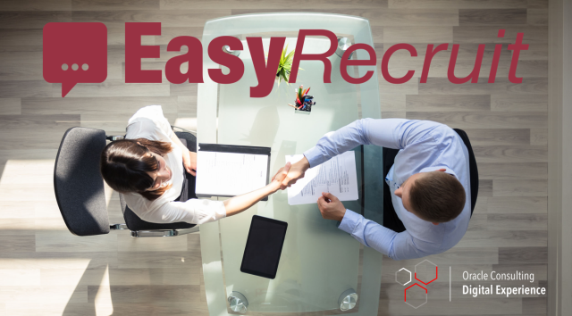 Introducing a Digital Assistant to your recruitment process could improve your chances of hiring the best person for the job. How? With EasyRecruit. #digitalassistant #ocdx #ai #recruitment #oracleconsulting bit.ly/2MbjdPX