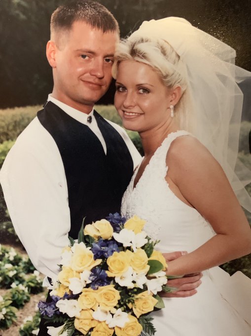 21 years ago today ~ I married this awesome man @EricMastersonX ~ best decision ever 😎✨🥰 still happy