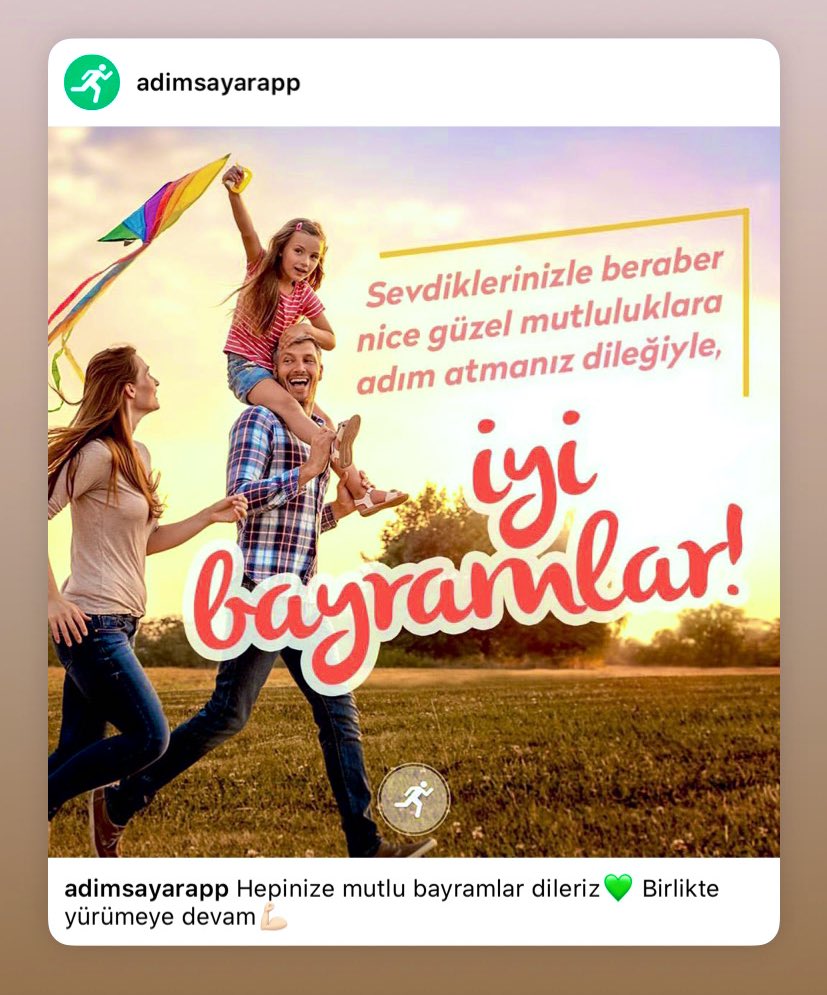 adimsayarapp's tweet photo. Birlikte yürüyeceğimiz nice bayramlara https://t.co/cxzvQMW6cU