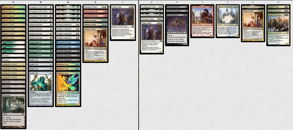 Yosoy_ez's tweet photo. Top 8 in the MTGO Legacy MCQ
7-1 in the swiss, losing in the quarters.

Swiss:
2-0 Squack and taxes
2-1 Rug D
2-1 Gk Depths
2-0 ANT
2-1 UW Blade
2-1 UW DNT?
1-2 Red Stompy
2-0 SNS

Quarters:
1-2 UW Blade (same player)

Deck felt great, smooth, and powerful. #LegacyHumans https://t.co/WvyxN3Fo0e