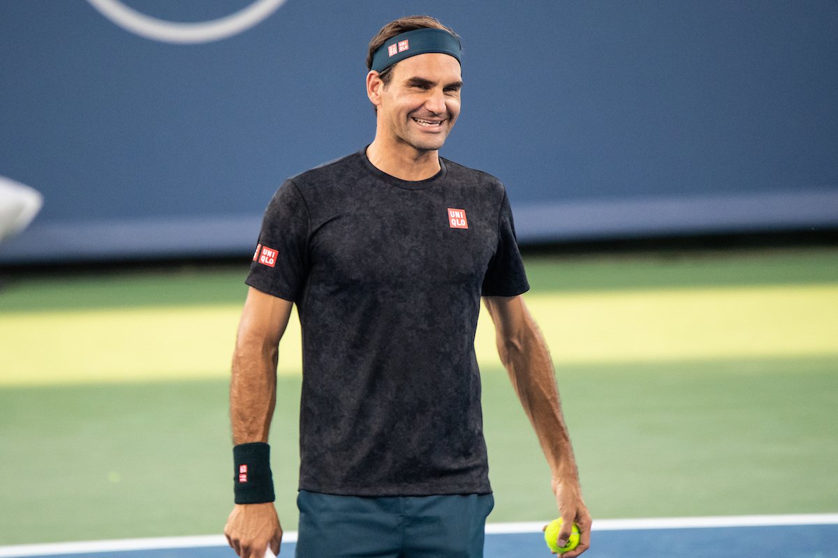 CincyTennis's tweet photo. Cin-cerely lovin' Cincy ❤️

#CincyTennis | @rogerfederer https://t.co/E8BOifZkQM
