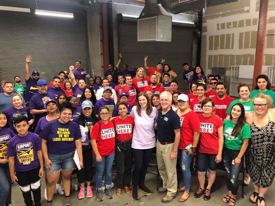 TRNorthridge's tweet photo. These are the volunteers who showed up just this morning before 10:30am to go out and talk to voters for @LoraineForLA We’re doing it all over again tomorrow and Monday and Tuesday. Be part of history and join us! #peoplepower #historyinrealtime #factsoverfear #LoraineforLA https://t.co/HJea5CHWLS