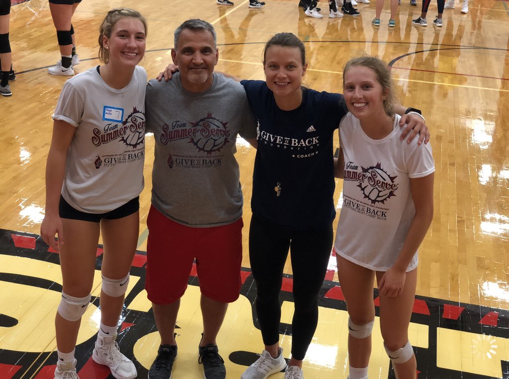 Amazing weekend for volleyball here in Pittsburgh. <a href="/GiveItBackFDN/">GiveItBackFoundation</a> camp was amazing.  The kids just couldn’t get enough.  @ChristaDietzen <a href="/CourtLThompson/">Courtney Thompson</a> @tama_miyashiro I love you guys.  Let’s do this again! We can change the world, one “serve” at a time!