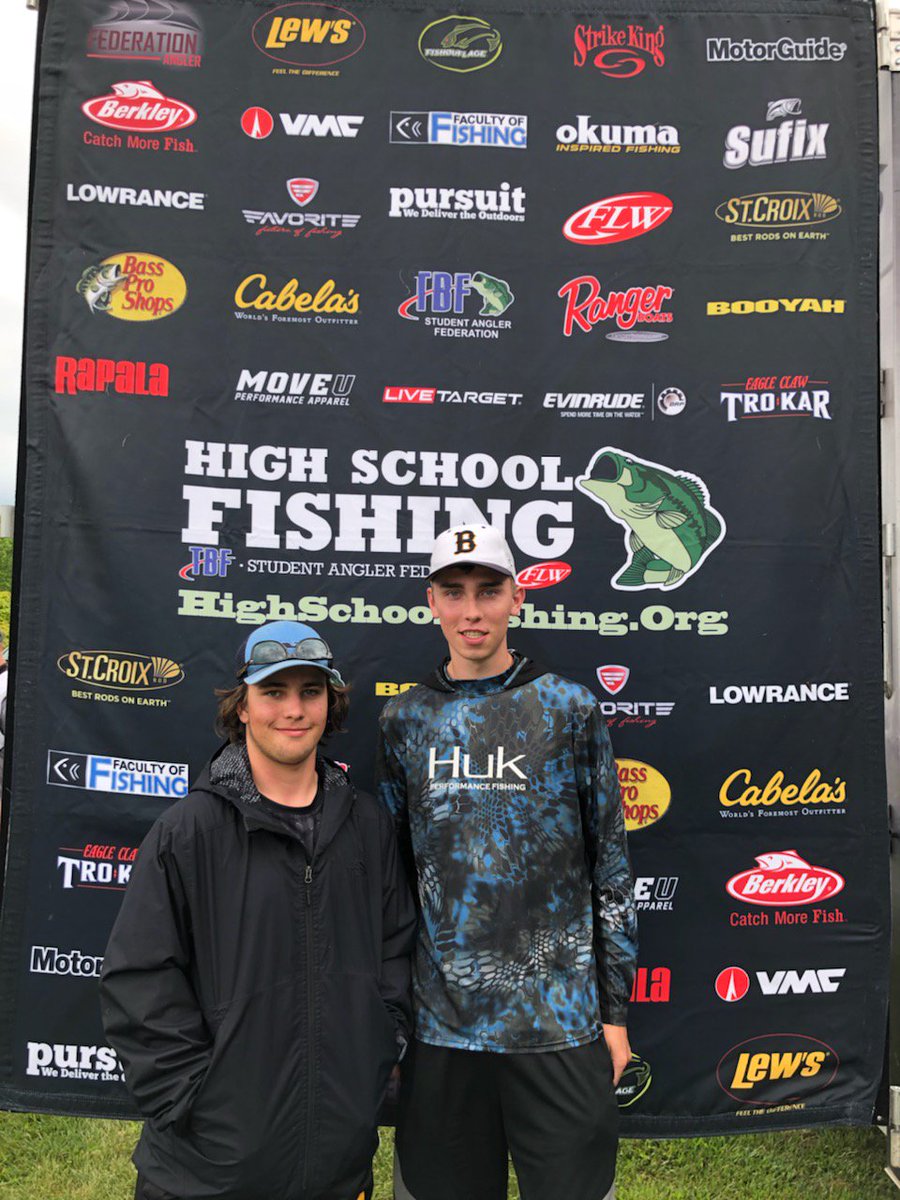 BlazeFishing's tweet photo. Sam and Casey finished in 5th place today at the TBF Student Angler State Championships in Red Wing! Great work, boys! This will likely land them an invite to the National Championship! https://t.co/NTdTHl02N2