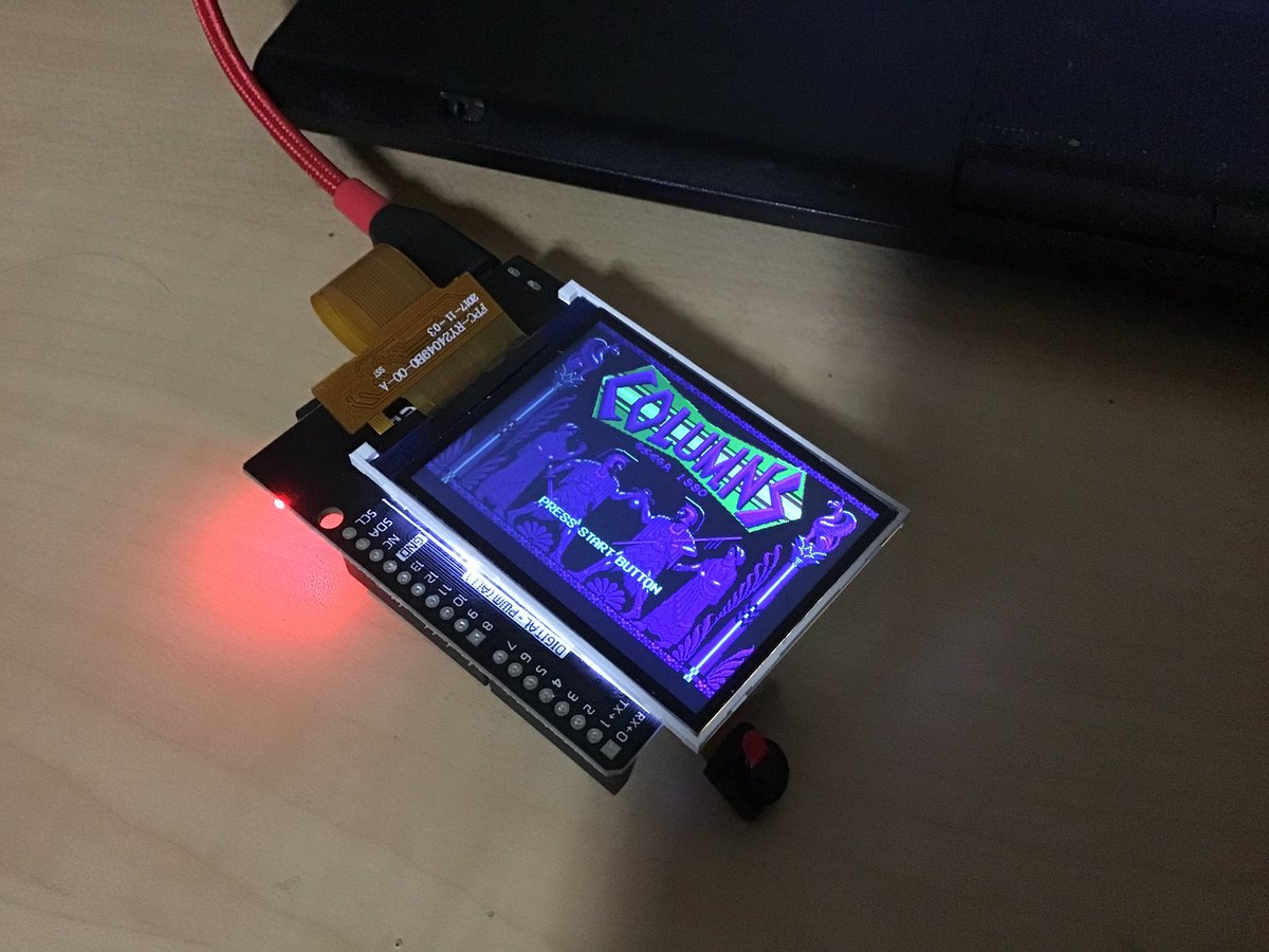 h1romas4's tweet image. #arduino #maixduino #genesis #megadrive #k210 #riscv