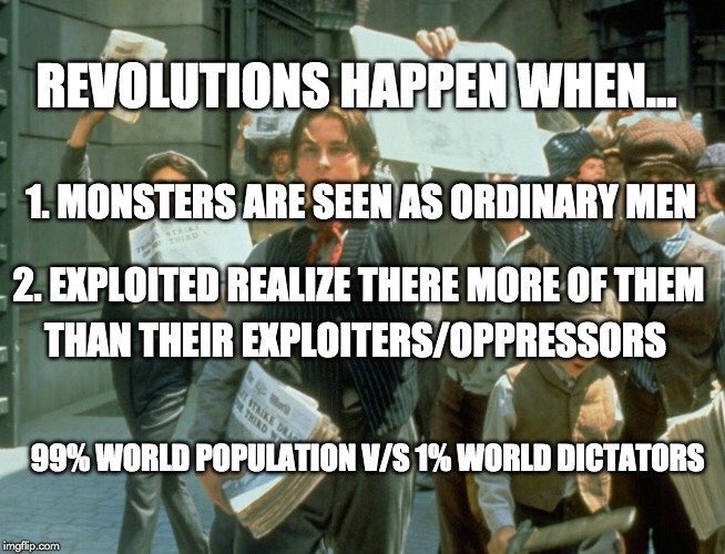 MentalRedesign's tweet photo. @Billbrowder @AttilioArmeni1 Math: 99% is greater than 1% when everyone works together. You do not have to live in oppression & exploitation anymore. If the USA could do it in 1700s, any nation can. #2019TrendReport Dictators are outdated, and now they are just annoying. Deny fear & they lose their power. https://t.co/hT9CLrx5lO