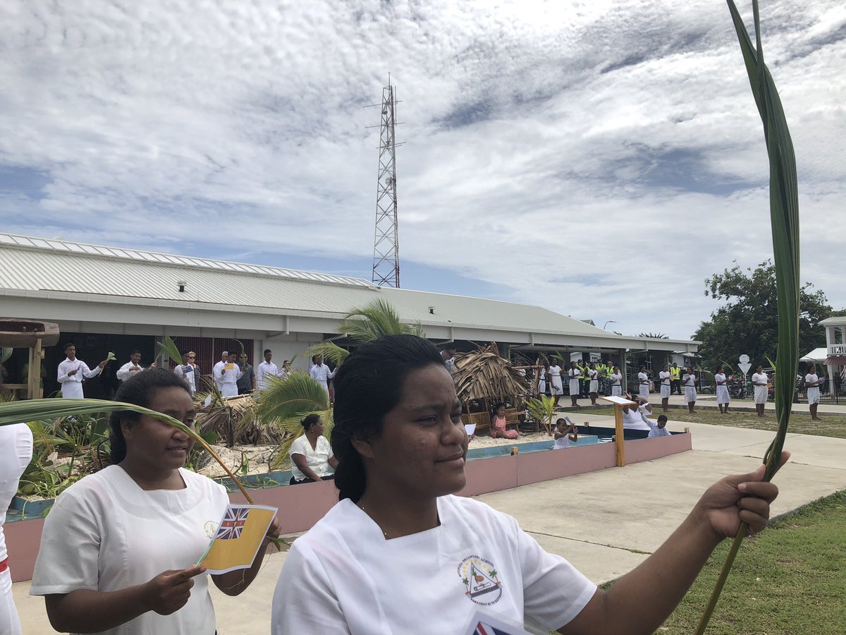 CatInWellington's tweet photo. Talofa, Kia Orana! Prime Minister Puna arrives in Tuvalu for #PIF2019 #BluePacific https://t.co/lbbX5Ka8EY