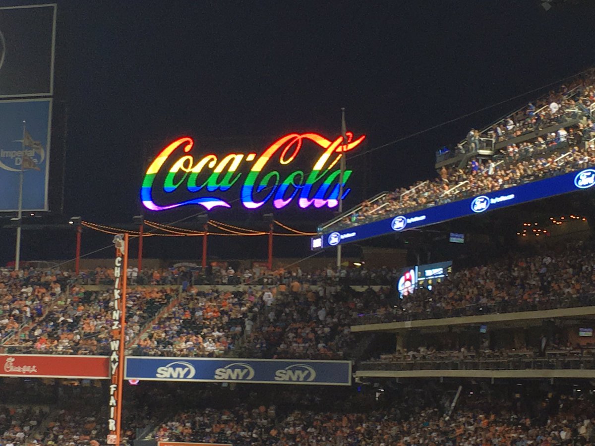 CraigCooperARC's tweet photo. @LGBTNetworkNY 

Proud to be at @CitiField on #pridenight. 

Who knew @DavidKilmnick was a southpaw? 

Great 1st pitch! 

CONGRATULATIONS!!! https://t.co/C2ZQni73pk