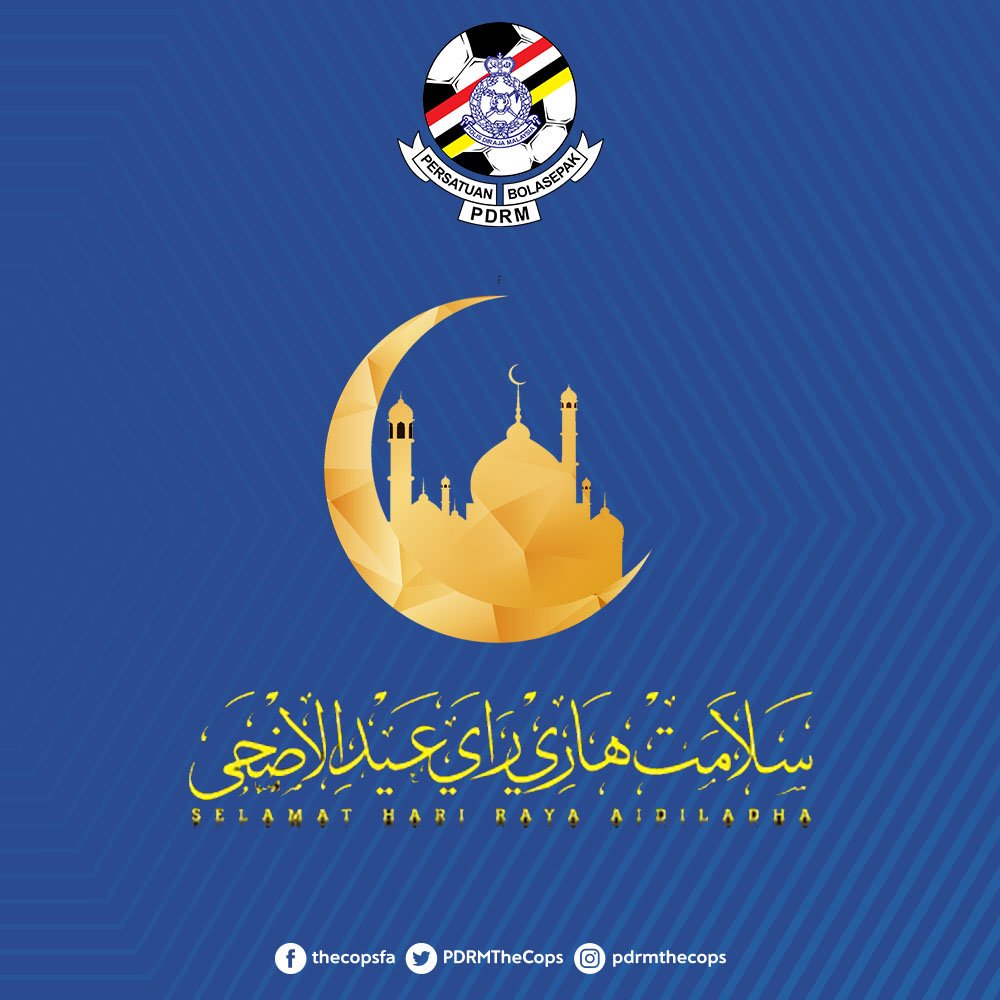 PDRMTheCops's tweet photo. Kami dari PDRM FA mengucapkan Selamat Menyambut Hari Raya Aidiladha kepada semua umat islam di Malaysia.

#TheCops https://t.co/LCJ4w1m6Wn