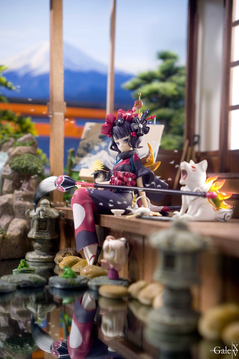 Gale Xv All Things In Nature T Co Chfuukn61r Quick Shoot For Furyu S Katsushika Oi Hokusai From Fate Grand Order Fatego Fategrandorder Furyu Toyphotography Diorama Anime Animefigure 葛飾北斎 葛飾応為 Hokusai