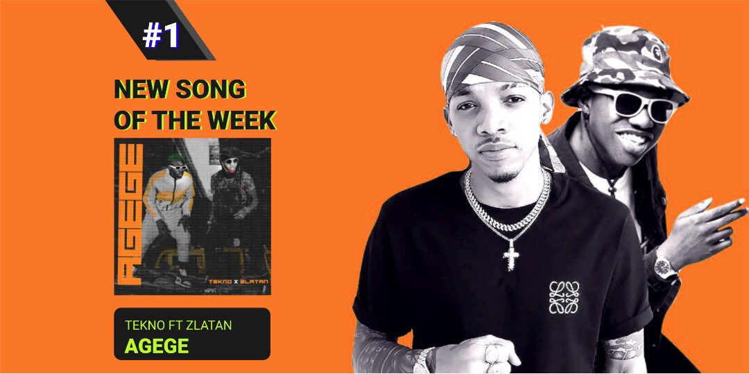 The #1 song of the week is #Agege by @alhajitekno Ft @Zlatan_Ibile as voted by you! Get this song and many more hits on Boomplay👉🏽 bit.ly/2OMhu5B #Boomplaymusic #SongOfTheWeek