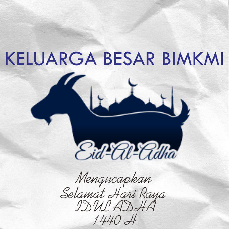 Apa yang kamu berikan akan kembali, apa yang kamu tanam akan tumbuh dan segala pengorbanan yang kita lakukan akan di hitung sebagai amal ibadah.

Selamat berqurban dan selamat merayakan Hari Raya Idul Adha 2019 serta tidak lupa mohon maaf lahir dan batin

#BIMKMIMENGANGKASA