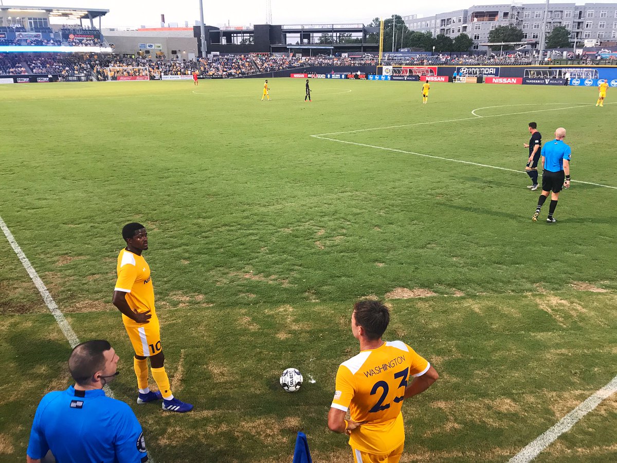 visitmusiccity's tweet photo. We’re here at the @NashvilleSC game. Wish you were here, too? Find upcoming events for your Nashville trip at:
https://t.co/XU8RpSGF5D https://t.co/3wfb6eZqZk
