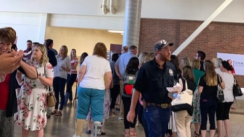 Iron_Schools's tweet photo. Thank you to all of our partners for helping put on our #Cool2Code Teacher Kickoff event. @SUUtbirds @stechcollege @codechangers @guardsight. Lots of fun and engagement for all of @Iron_Schools ' teachers https://t.co/ilZr4UFlBr