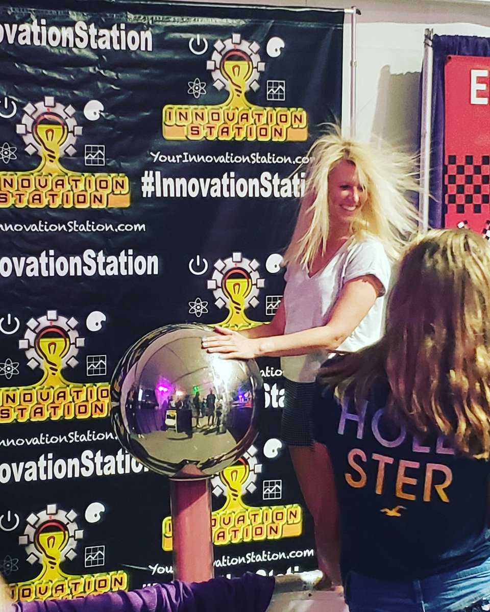 Your_Innovation's tweet photo. Saturday night science @eriecountyfair #innovationstation #stemeducation #Steam https://t.co/qAAZzdWk5L