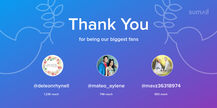 ZilleLy's tweet photo. Our biggest fans this week: deleonrhynell, mateo_aylene, mavz36318974. Thank you! via https://t.co/R7bxM2yE0i https://t.co/eipxpG1NVv