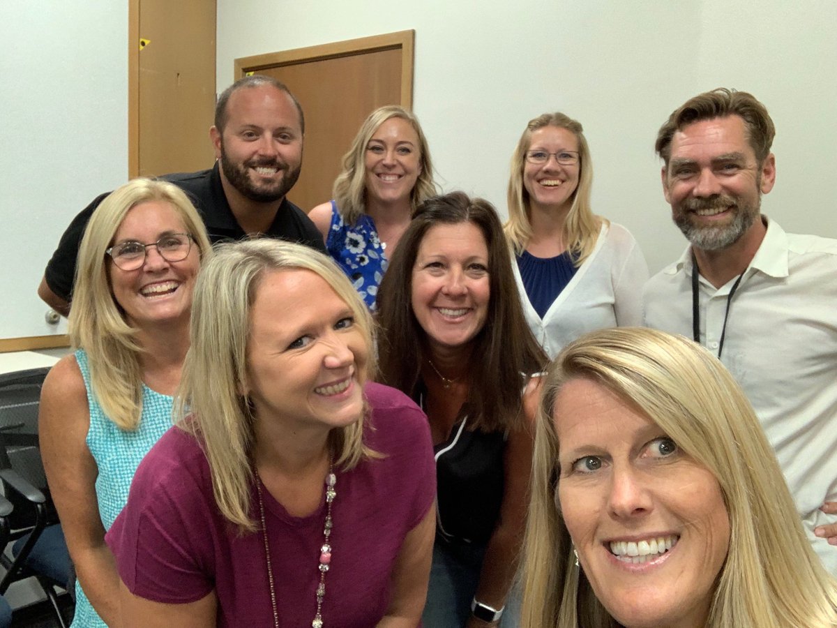 So fortunate to be doing a job I love with people who make me smile this big! 💕 Bring on the new school year! #SanteeSD #viceprincipals