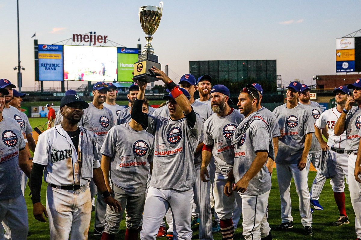 JMotte30's tweet image. CHAMPS!!!! RT @BluegrassWS: Your 2019 #BluegrassWorldSeries champions, the Louisville Stars! 🌟⚾️🏆