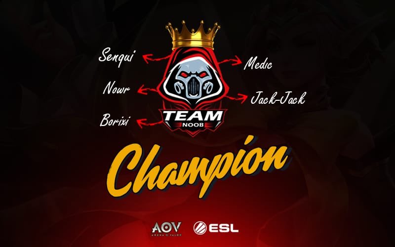 HardToBasic's tweet photo. We ARE THE CHAMPİON 💛❤️ @ArenaofValor @ESLArenaofValor https://t.co/hAaKvykBpk