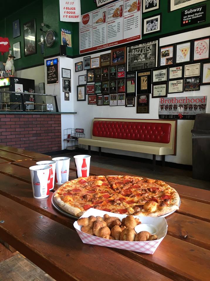 iglicesc's tweet photo. Don't miss our Sunday special: XL two-topping pizza, an order of knots, and four domestic beers or fountain drinks for just $24.00. https://t.co/M2glung7mT